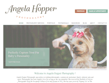 Tablet Screenshot of angelahopperphotography.com